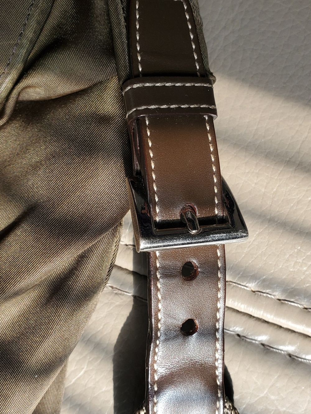 PRADA Vintage Nylon Backpack Brown - Picture 10 of 12